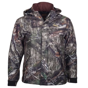 Gamehide Men's Mid-Weight Waterproof and Windproof Wapiti Camo Hunting Jacket - Picture 1 of 8