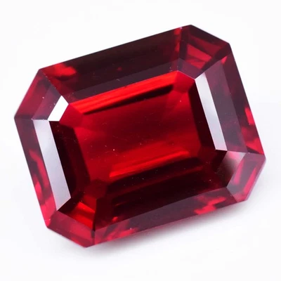 Vivid 35.90 Ct Blood Red Ruby Certified Loose Gem, Eye-Catching Color - Image 1 of 4