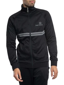 Sergio Tacchini Men's New Dallas Track Jacket, Black - Picture 1 of 6
