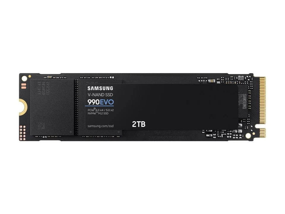 SAMSUNG 990 EVO SSD 2TB, PCIe Gen 4x4 |  Gen 5x2 M.2 2280, Speeds Up-to - Image 1 of 4
