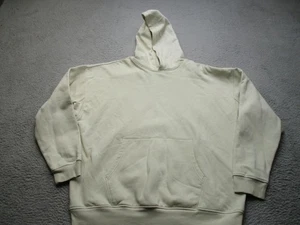 Bearbottom Sudadera con Capucha Para Hombres XL Crema Pullover Canguro Bolsillo Suave Vellón - Imagen 1 de 11