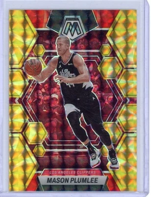 Mason Plumlee 2022-23 Mosaic Yellow Reactive #134 Los Angeles Clippers - Image 1 of 3