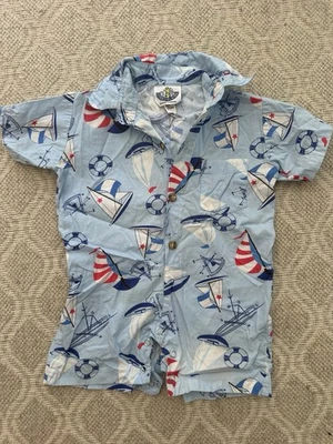 Mameluco Corkey’s Kids velero/tema náutica niños 9-12 meses Foto 1 de 4