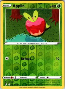 Applin Reverse Holo 017/203 SWSH07: Evolving Skies Common - NM - Picture 1 of 2