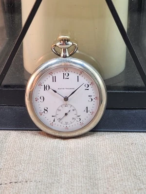 Vintage 1914 Seth Thomas Pocket Watch 7 jewel *Runs. - Image 1 of 4