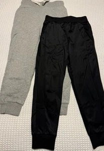 NBA Boys Black & Gray Joggers Size 5/6 - Picture 1 of 3