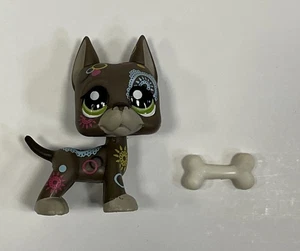 Authentische Littlest Pet Shop LPS #1439 Deutsche Dogge Hund Postkarte Haustiere 2007 Hasbro - Bild 1 von 5