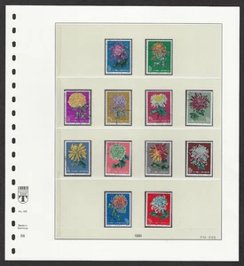 PRC / China - Lot of 10 Stamps - 1961, Various Chrysanthemums. Ref. 1056 - Picture 1 of 1