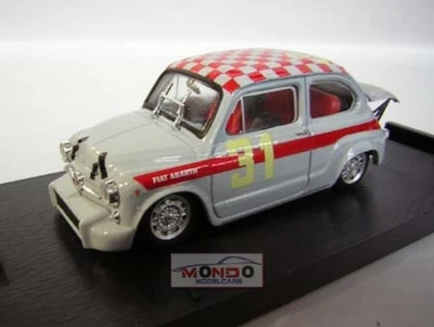 1:43 Brumm Fiat Abarth 1000 4Ore Monza 1966 Cella 1966 R369C Diecast Modellino - Immagine 1 di 2