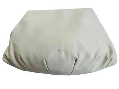 OROTON кремовый собранный кожаный клатч RRP $399.00 - Изображение 1 из 4