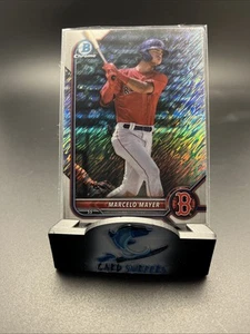 2022 Bowman Chrome Prospects Shimmer Refractors #BCP237 Marcelo Mayer Red Sox - Picture 1 of 2
