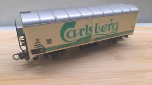 LIMA HO H0 SEHR GUTER GESCHLOSSENER GÜTERWAGEN CARLSBERG FS ELEKTROZUG ZUG - Bild 1 von 6