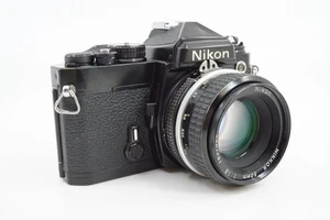 *REFURBISHED* Nikon FE 35mm Film Camera w/ Nikon 50mm f/1.8 Filter - Picture 1 of 12