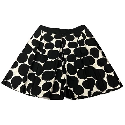 Juicy Couture Womens Silk Black Printed Lined Knee Length A-line Skirt Size 2 - Image 1 of 4