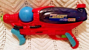 Vintage 1999 Larami SUPER SOAKER XP270 Air Pressure Water Gun Retro Summer Red - Bild 1 von 5