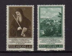 12073) Vatican 1965 Cat. Unif. 414/15 MNH** St. Benedict 2v - Picture 1 of 1