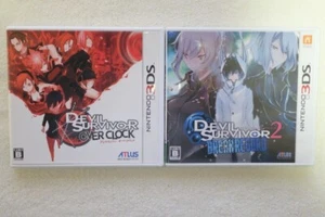Shin Megami Tensei Devil Survivor Overclocked & 2 Break Record set 3DS Japanese - Picture 1 of 4