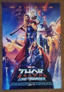 Thor Love & Thunder 27x40 1-Sheet DS Movie Poster Double sided MINT Marvel - Picture 1 of 7
