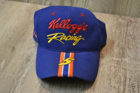 Checkered Flag Kellogg's #5 Nascar Hat Cover