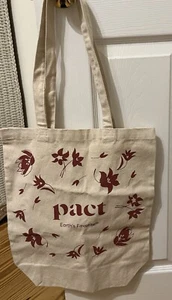 NEU Tasche Pakt Blumenmuster Canvas - Bild 1 von 7