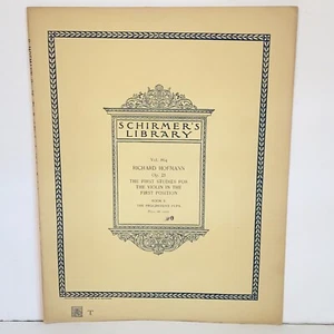1906 Buch II Die ersten Studien für Violine in erster Position Notenbuch - Bild 1 von 11