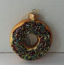 New with Tags  Christmas  Sprinkled Frosted Donut Tree Ornament