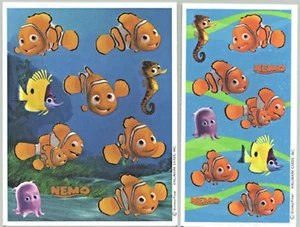 Disney Finding NEMO Scrapbook Stickers! 2 Sheets! Hallmark - Picture 1 of 1