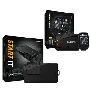 Compustar RFX-P2WT12-SS Kit + FT-CMX-HC Alarm Remote Start IT Controller - Picture 1 of 3