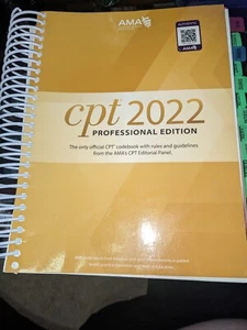 AMA CPT 2022 PROFESSIONAL EDITION - PREOWNED USED GOOD CONDITION - Picture 1 of 4