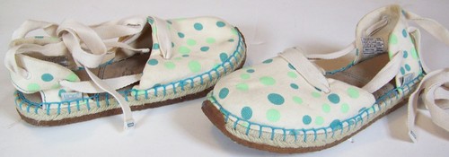 Sandali UGG Australia LULU crema e pois misto LINO ESPADRILLAS + lacci alla caviglia 13