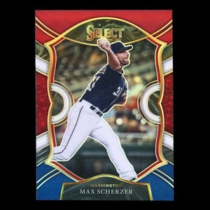 Max Scherzer 2021 Panini Select Tri-Color Nationals - Picture 1 of 3