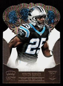 2013 Panini Crown Royale Kenjon Barner #156 Football Panthers DIE CUT - Picture 1 of 2