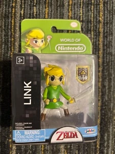 World of Nintendo Link Series 1-2 2.5" Legend of Zelda Windwaker First Editon - Picture 1 of 2