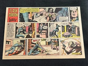#TH07 FLASH GORDON por Dan Barry Lote de 12 Tiras de Media Página Sunday Tabloid 1968 - Imagen 1 de 12