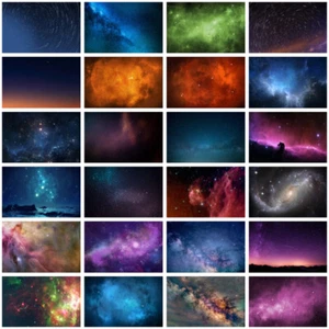 Colorful Nebula Outerspace Backdrop Cloth Photography Background Decoration - Foto 1 di 164