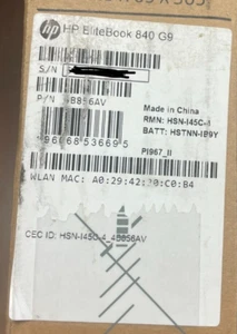 New HP EliteBook 840 G9 i7 i7-1260P 16GB 256GB WIN 11 PRO  - Warranty - Picture 1 of 5