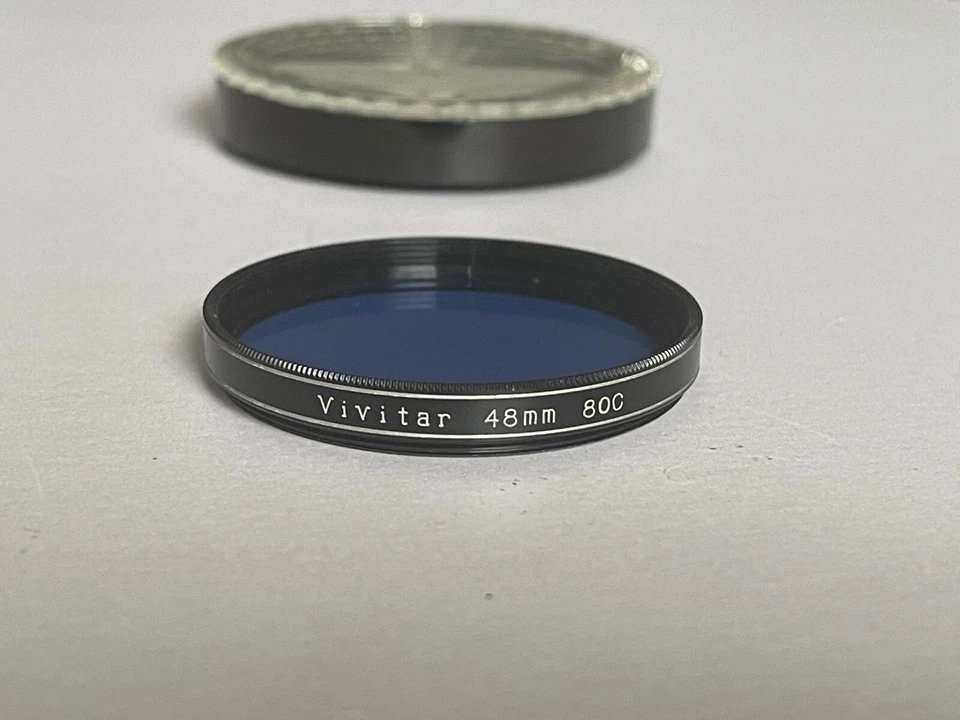 Vintage Vivitar 48mm 8OC Colour Conversion  Filter, & Keeper - Image 1 of 1
