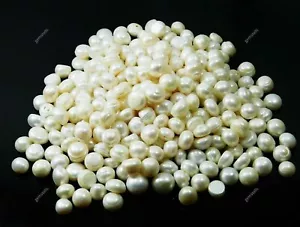 Cabochon Cut Natural White Pearl Lot 555 Carat Loose Gemstone CERTIFIED - Picture 1 of 16