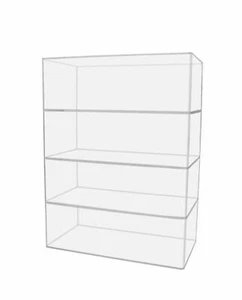 Displays2buy 12 x 6" x 16" SENZA PORTA vetrina acrilico da banco - Foto 1 di 1