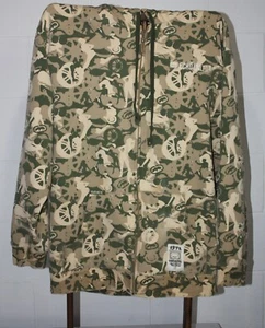 Ecko Unltd Zip Up Hoodie All Over Print Y2k Vtg Chicks Wheels Camo Men's size XL - Picture 1 of 20