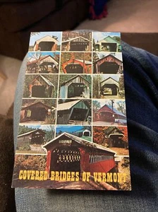 Postal C17480 Puentes Cubiertos de Vermont años 70 c - Imagen 1 de 2