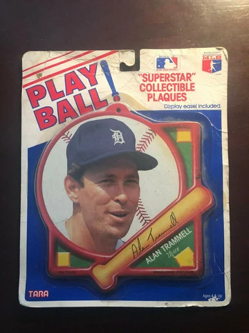 TARA PLAY BALL SUPERSTAR PLAQUE ALAN TRAMMELL Cover