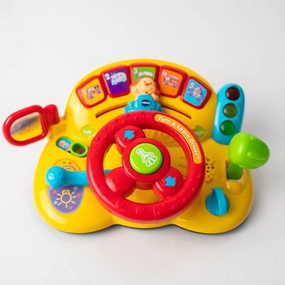 VTech Turn and Learn Driver Toy For Kids Educational Sound Music Ages 2+  - Image 1 of 4