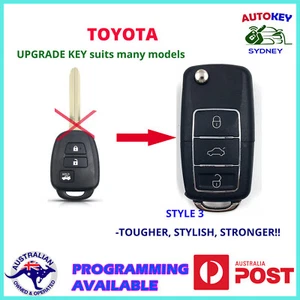 For Toyota Rav4 Hiace Remote Key Suit 2013 2014 2015 2016 2017 2018 2019 2020 - Picture 1 of 2