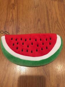 Watermelon Pencil Case/pouch Soft Cute Novelty Kawaii NWOT Us Seller