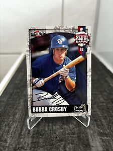 MLB Baseball Trading Card Rookie Bubba Crosby On Card Auto 2000 LA Dodgers