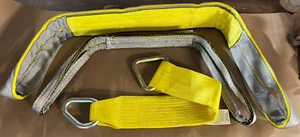 AUTO BODY PULLING SLING set 4x48 2x36 4X30 W/PEASR RINGS HEAVY DUTY BEST VALUE - Picture 1 of 10