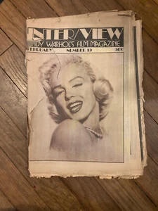Inter/View #19 Feb '72 Warhol Marilyn Cockettes Ed Sanders Russ Meyers interview - Picture 1 of 2