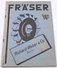 altes Heft Buch Richard Weber Berlin Frser Katalog 1933 T1434