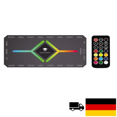 Magnetischer RGB-Controller | 360° Lichteffekte | 9x ARGB-Ports - Bild 1 von 4